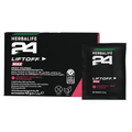 H24 LiftOff Max Grapefruit Geschmack 10 Portionspackungen, Energy-Pulvermix mit 180 mg Koffein und Vitaminen.