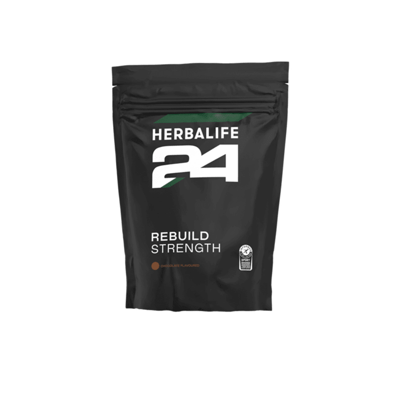 Herbalife24 Rebuild Strength Schokolade, proteinreiches Getränkepulver für schnelle Regeneration nach dem Training, 1000 g.