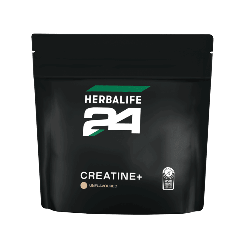 Herbalife24 Creatine+ unflavoured supplement for enhanced muscle strength and performance.