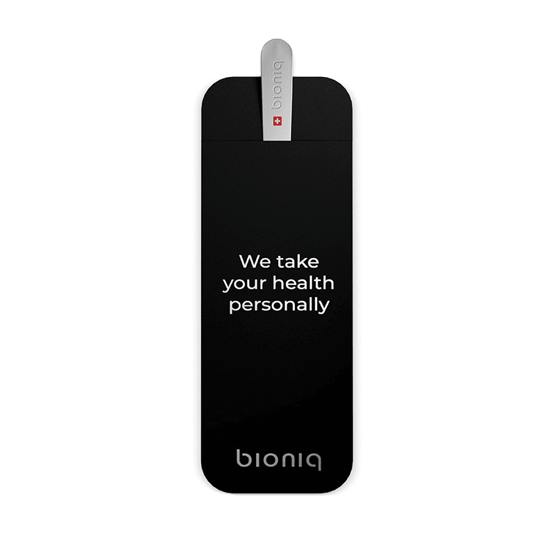 Bioniq GO Spoon | Precise Daily Supplementation Dosage with a sleek design and health-focused message.