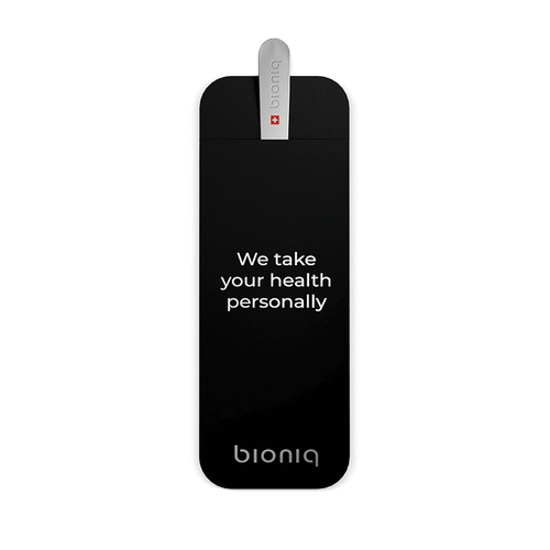 Bioniq GO Spoon | Precise Daily Supplementation Dosage with a sleek design and health-focused message.